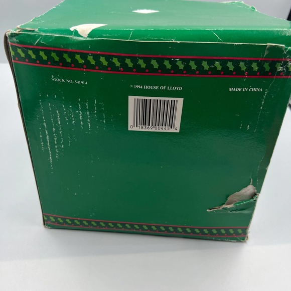 Vintage House Of Lloyd Wreck The Halls Christmas Santa Clause Reindeer NO Music - Picture 10 of 11